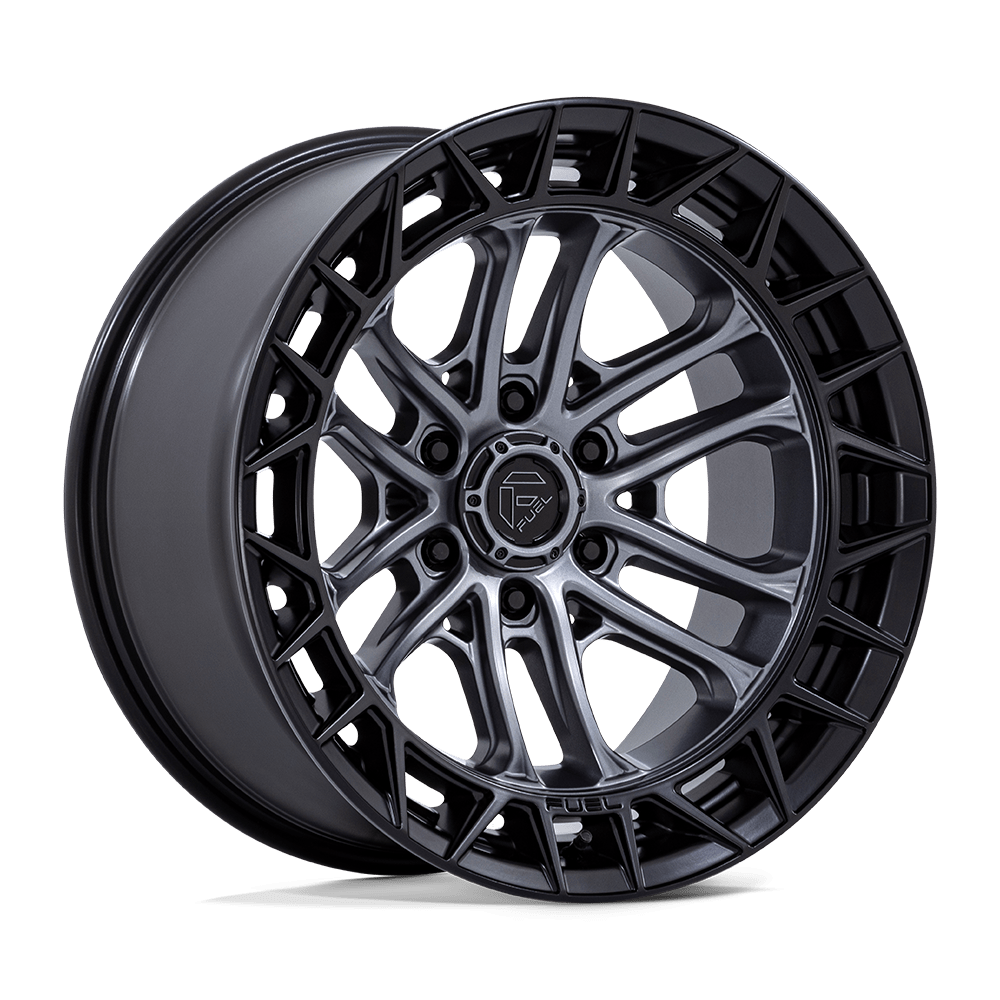 Fuel 1Pc Fc874 Celsius 20X9 +20 Matte Gunmetal W/ M-Blk Lip