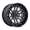 Fuel 1Pc Fc874 Celsius 20X10 -18 Matte Gunmetal W/ M-Blk Lip