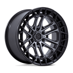 Fuel 1Pc Fc874 Celsius 20X10 -18 Matte Gunmetal W/ M-Blk Lip