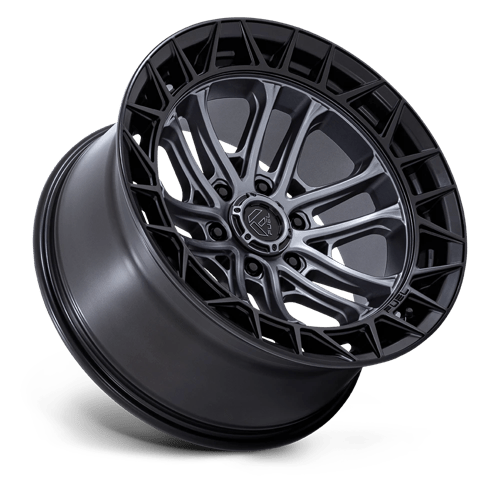 Fuel 1Pc Fc874 Celsius 20X9 +1 Matte Gunmetal W/ M-Blk Lip