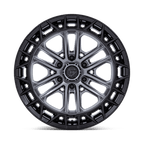 Fuel 1Pc Fc874 Celsius 20X9 +1 Matte Gunmetal W/ M-Blk Lip