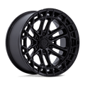 Fuel 1Pc Fc874 Celsius 17X9 -12 Matte Black W/ G-Blk Lip