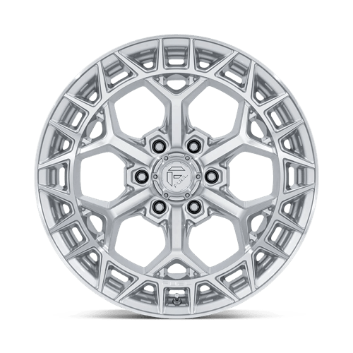 Fuel 1Pc Fc873 Charger 20X9 +1 Gloss Silver W/ Machined Face