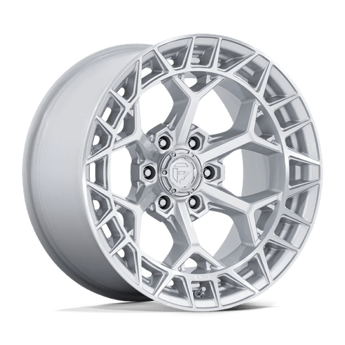 Fuel 1Pc Fc873 Charger 22X10 -18 Gloss Silver W/ Machined Face