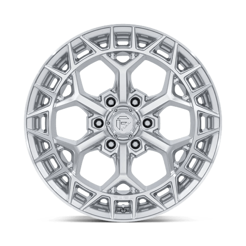 Fuel 1Pc Fc873 Charger 20X10 -18 Gloss Silver W/ Machined Face