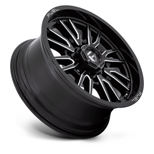 Fuel 1Pc D761 Clash 20X9 +20 Gloss Black Milled
