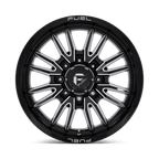 Fuel 1Pc D761 Clash 20X9 +20 Gloss Black Milled