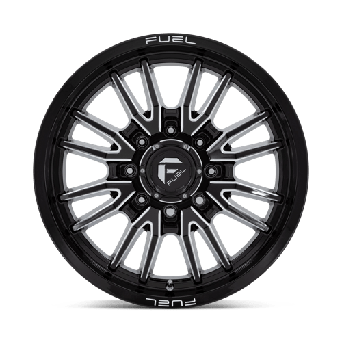 Fuel 1Pc D761 Clash 20X9 +20 Gloss Black Milled
