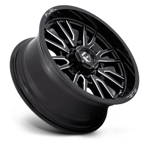 Fuel 1Pc D761 Clash 20X9 +1 Gloss Black Milled