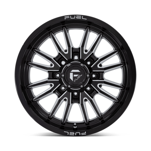 Fuel 1Pc D761 Clash 20X9 +1 Gloss Black Milled