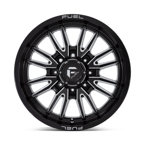 Fuel 1Pc D761 Clash 20X9 +1 Gloss Black Milled