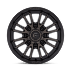 Fuel 1Pc D762 Clash 20X9 +1 Matte Black Double Dark Tint