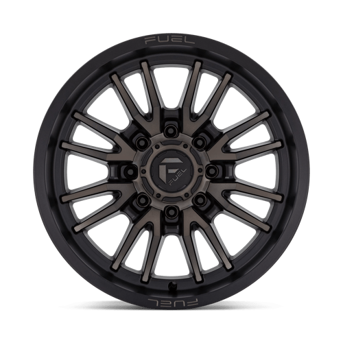 Fuel 1Pc D762 Clash 20X9 +1 Matte Black Double Dark Tint