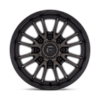 Fuel 1Pc D762 Clash 20X9 +1 Matte Black Double Dark Tint