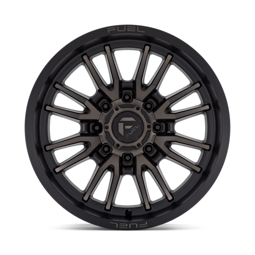 Fuel 1Pc D762 Clash 20X9 +1 Matte Black Double Dark Tint