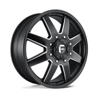 Fuel 1Pc D538 Maverick 24X8.25 +105 Matte Black Milled
