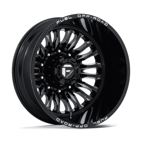 Fuel 1Pc D868 Arc Dually 22X8.25 -201 Gloss Black Milled