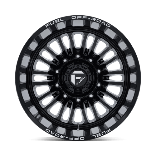 Fuel 1Pc D868 Arc Dually 22X8.25 -201 Gloss Black Milled
