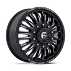 Fuel 1Pc D868 Arc Dually 22X8.25 +104 Gloss Black Milled