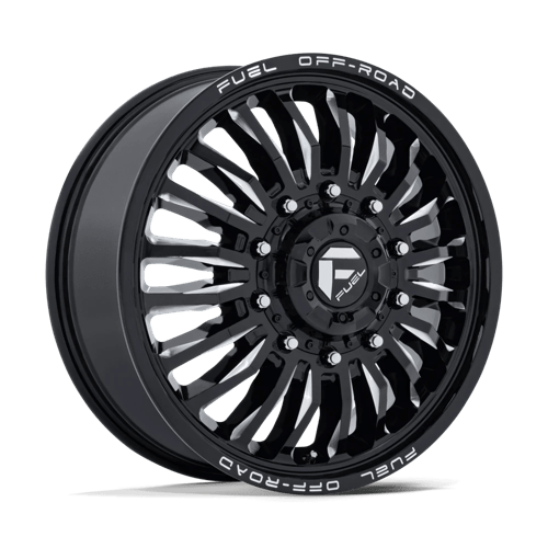Fuel 1Pc D868 Arc Dually 22X8.25 +104 Gloss Black Milled