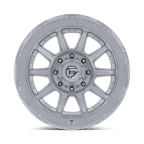 Fuel 1Pc D912 Circuit Dually 20X8.25 -202 Gloss Silver W/ Machined Face
