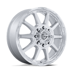 Fuel 1Pc D912 Circuit Dually 22X8.25 +105 Gloss Silver W/ Machined Face