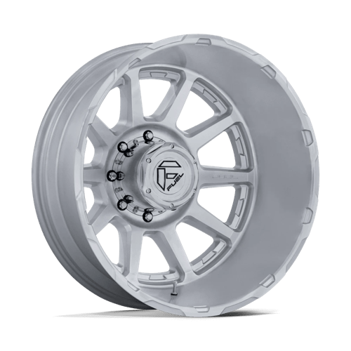 Fuel 1Pc D912 Circuit Dually 22X8.25 -221 Gloss Silver W/ Machined Face