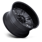 Fuel 1Pc Darkstar 22X10 +10 Matte Gunmetal W/ Black Lip