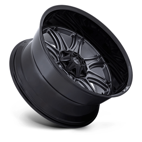 Fuel 1Pc Darkstar 20X9 +1 Matte Gunmetal W/ Black Lip
