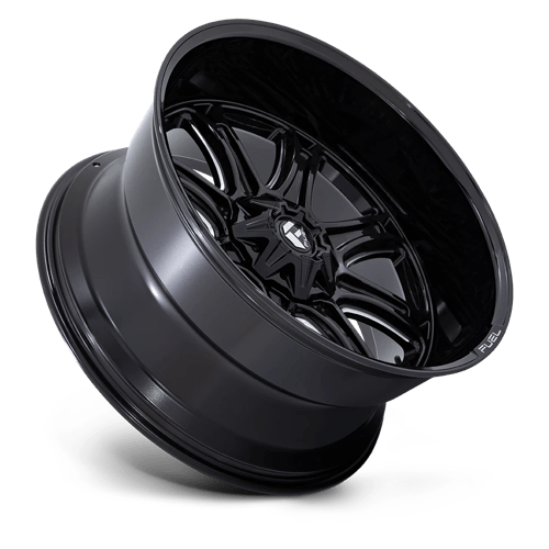 Fuel 1Pc Darkstar 22X9 +1 Gloss Black Milled