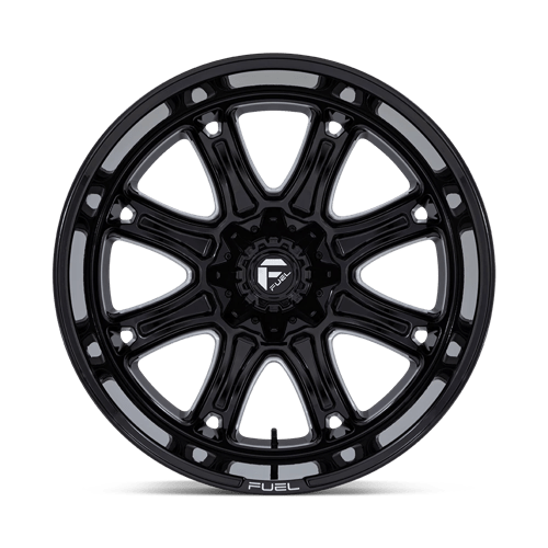 Fuel 1Pc Darkstar 22X10 +10 Gloss Black Milled