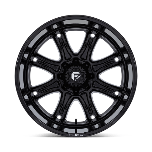 Fuel 1Pc Darkstar 22X10 +10 Gloss Black Milled