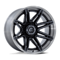Fuel 1Pc Fc401 Brawl 20X10 -18 Gloss Black Brushed Dark Tint