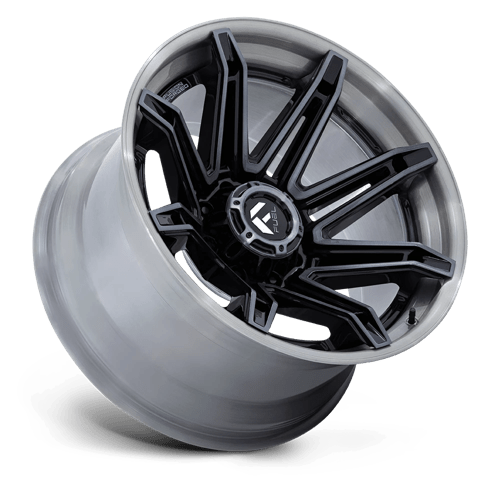 Fuel 1Pc Fc401 Brawl 22X12 -44 Gloss Black Brushed Dark Tint