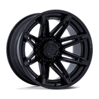Fuel 1Pc Fc401 Brawl 20X10 -18 Matte Black W/ Gloss Black Lip