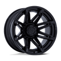 Fuel 1Pc Fc401 Brawl 20X10 -18 Matte Black W/ Gloss Black Lip