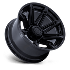 Fuel 1Pc Fc401 Brawl 24X12 -44 Matte Black W/ Gloss Black Lip