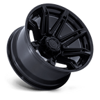Fuel 1Pc Fc401 Brawl 22X12 -44 Matte Black W/ Gloss Black Lip