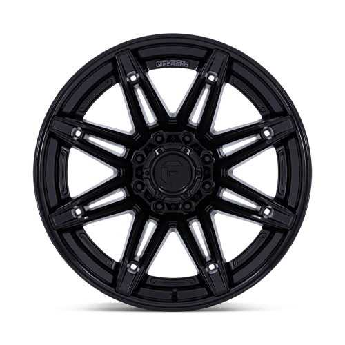 Fuel 1Pc Fc401 Brawl 22X10 -18 Matte Black W/ Gloss Black Lip
