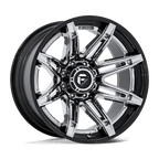 Fuel 1Pc Fc401 Brawl 24X12 -44 Chrome W/ Gloss Black Lip