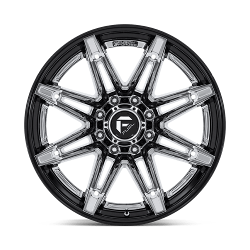 Fuel 1Pc Fc401 Brawl 20X10 -18 Chrome W/ Gloss Black Lip