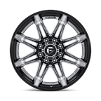 Fuel 1Pc Fc401 Brawl 22X10 -18 Chrome W/ Gloss Black Lip