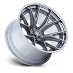Fuel 1Pc Fc402 Catalyst 24X12 -44 Platinum W/ Chrome Lip