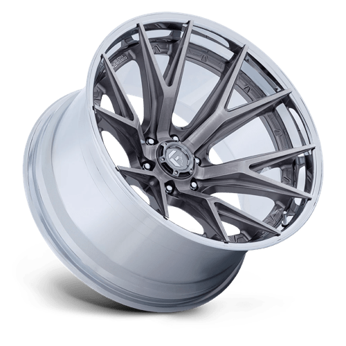 Fuel 1Pc Fc402 Catalyst 17X9 +1 Platinum W/ Chrome Lip