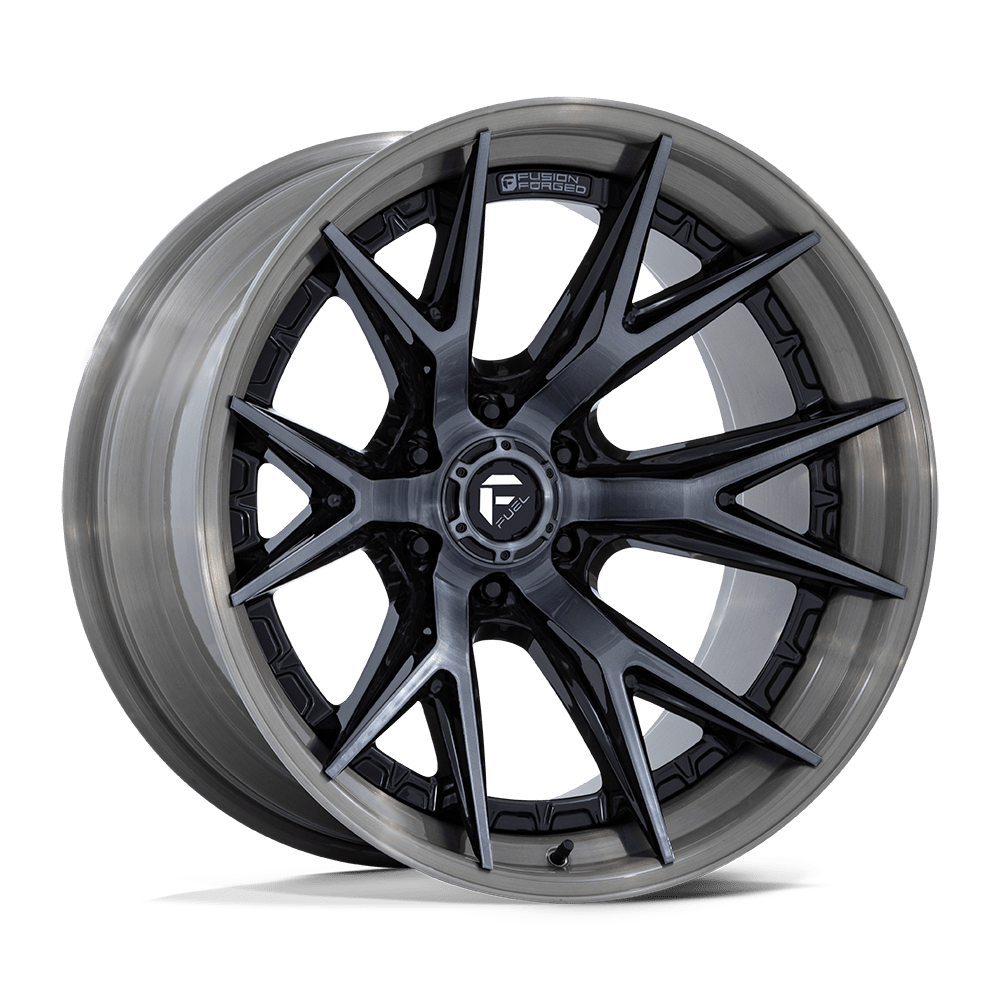 Fuel 1Pc Fc402 Catalyst 20X9 +20 Gloss Black Brushed Dark Tint