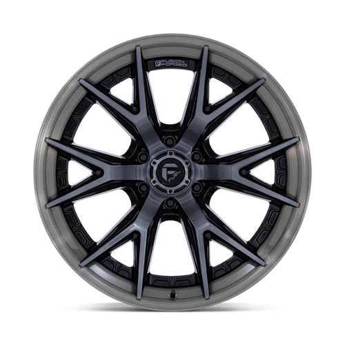 Fuel 1Pc Fc402 Catalyst 22X12 -44 Gloss Black Brushed Dark Tint