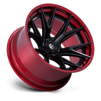 Fuel 1Pc Fc402 Catalyst 20X9 +1 Matte Black W/ Candy Red Lip