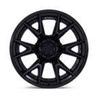 Fuel 1Pc Fc402 Catalyst 24X12 -44 Matte Black W/ Gloss Black Lip
