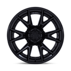 Fuel 1Pc Fc402 Catalyst 20X9 +1 Matte Black W/ Gloss Black Lip