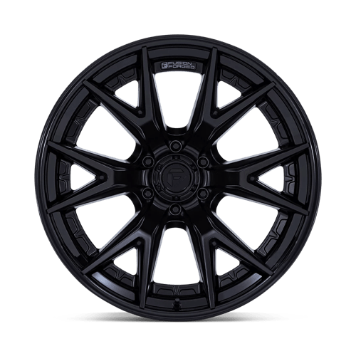 Fuel 1Pc Fc402 Catalyst 17X9 +1 Matte Black W/ Gloss Black Lip